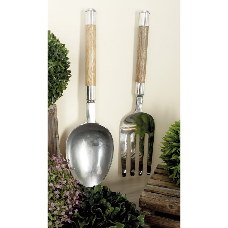 Charlton Home® 2 Piece Kitchen Utensil Wall Décor Set & Reviews Wayfair